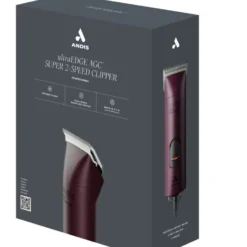 Andis AGCB Super 2 Speed Brushless Clipper - Burgundy 13 Andis AGCB Super 2 Speed Brushless Clipper - Burgundy -Wahl Shop AN 23370 4