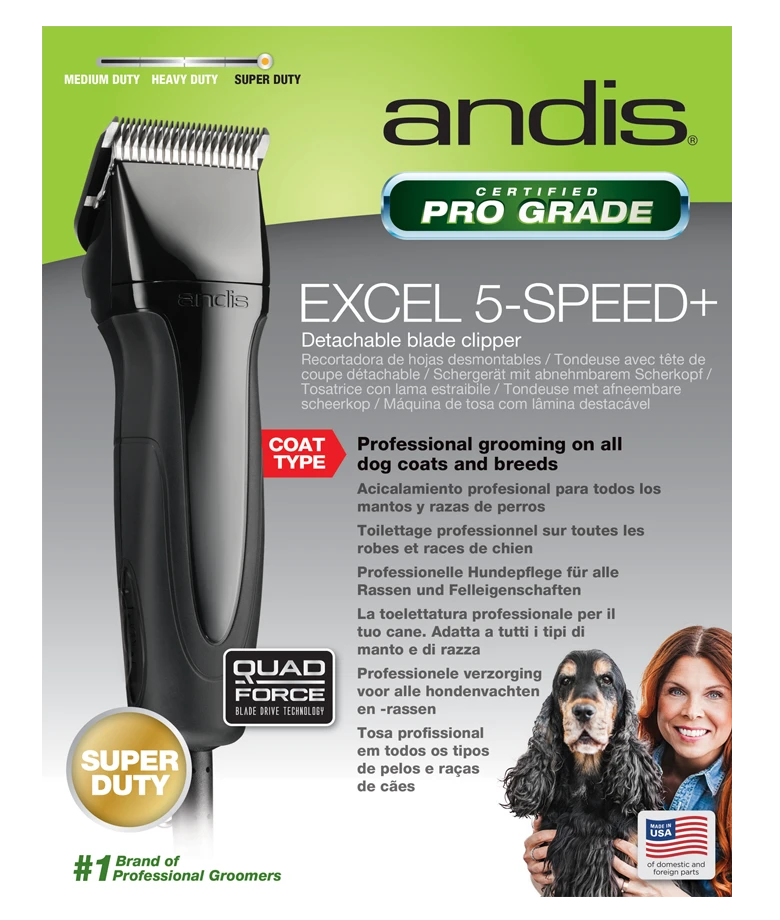 Andis Excel 5 Speed Clipper 6 Andis Excel 5 Speed Clipper - Image 4