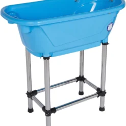 Small Portable Bath Tub For Dogs And Cats (Blue) -Wahl Shop CZ H115B 3