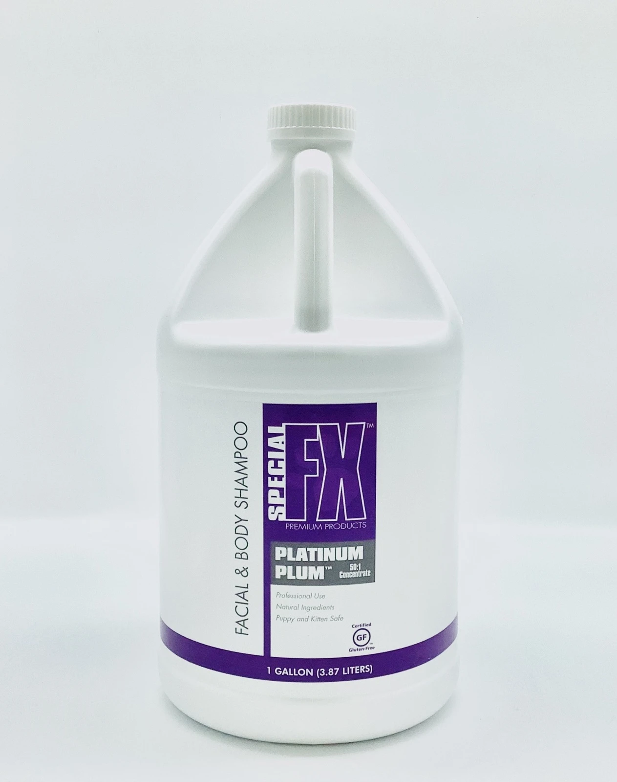 Special FX Platinum Plum Facial & Body Shampoo 50:1 Concentrate 1 Gallon 3 Special FX Platinum Plum Facial & Body Shampoo 50:1 Concentrate 1 Gallon