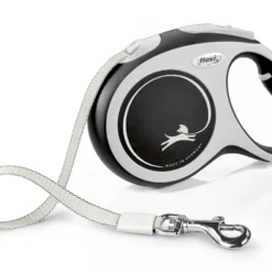 Flexi Comfort Tape For Dogs Retractable Lead Black Large 5m
