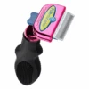 Furminator DeShedding Tool - Small Cat Short Hair Metallic [Pink] -Wahl Shop FU 01223