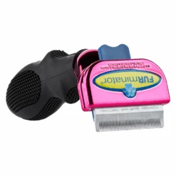 Furminator DeShedding Tool - Small Cat Short Hair Metallic [Pink] -Wahl Shop FU 01223 2