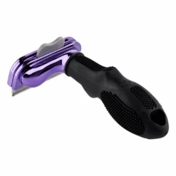 Furminator DeShedding Tool - Large Cat Long Hair Metallic [Purple] -Wahl Shop FU 01226 4