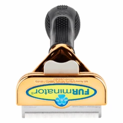 Furminator DeShedding Tool - Medium Dog Long Hair Metalic [Rose Gold] -Wahl Shop FU 02516 3