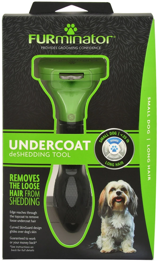 Furminator Undercoat DeShedding Tool - Small Dog Long Hair 3 Furminator Undercoat DeShedding Tool - Small Dog Long Hair