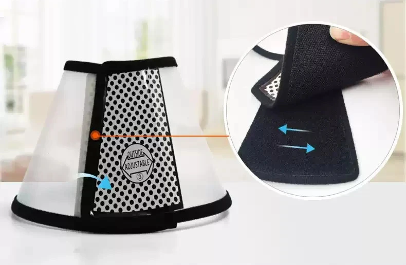 Groomtech Elizabethan Collar #5, Neck Circum 25-34cm, Depth 13cm 5 Groomtech Elizabethan Collar #5, Neck Circum 25-34cm, Depth 13cm - Image 3