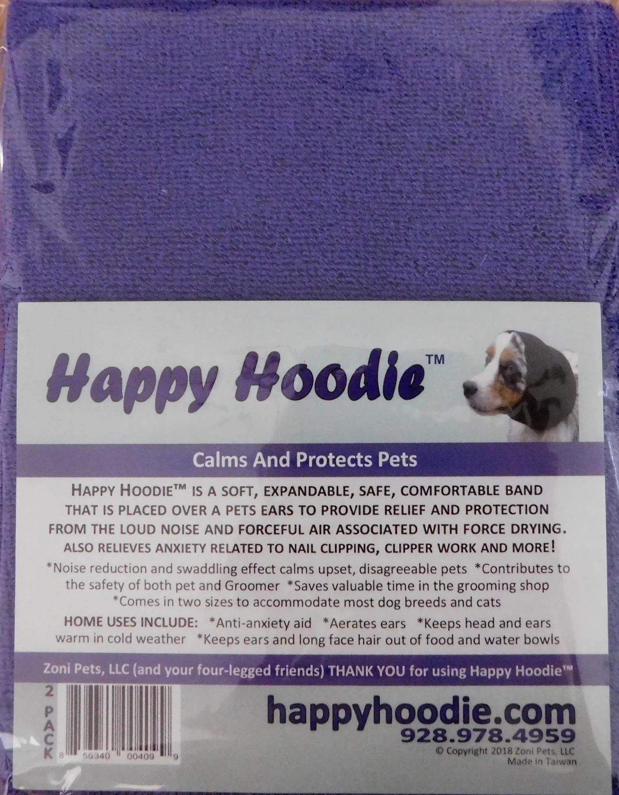 Happy Hoodie Purple, Pack Of 2 6 Happy Hoodie Purple, Pack Of 2 - Image 4