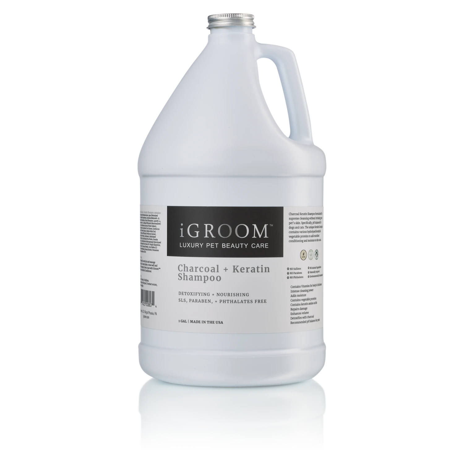 IGroom Charcoal + Keratin Shampoo 1 Gallon (3.8L) 3 IGroom Charcoal + Keratin Shampoo 1 Gallon (3.8L)