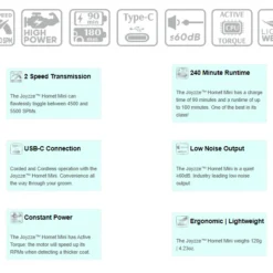 Joyzze Hornet Mini Trimmer 2 Speed [Purple] -Wahl Shop JY 99028 5