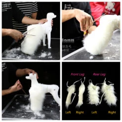 Mr. Jiang Practice Leg Hair [REAR LEFT] / Model Dog -Wahl Shop MJ PH02L 4