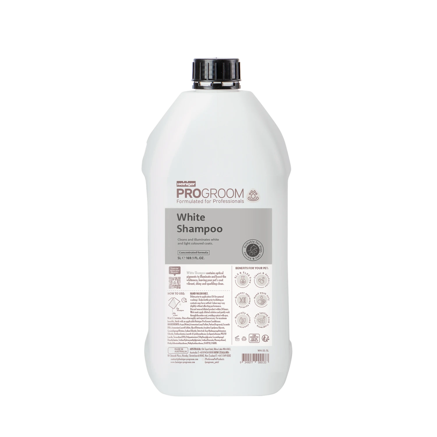 Progroom Whitening Shampoo 5L 3 Progroom Whitening Shampoo 5L