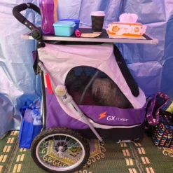 PETSTRO Safari Medium Pet Stroller [Purple] -Wahl Shop PS 702GX PR 6