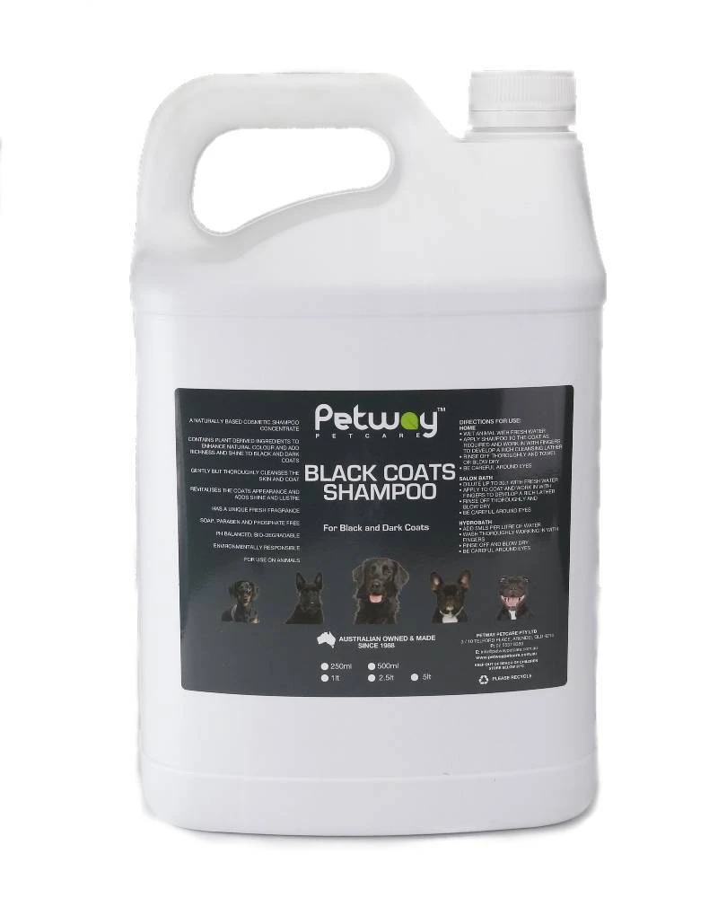 Petway Black Coats Shampoo 5L 3 Petway Black Coats Shampoo 5L