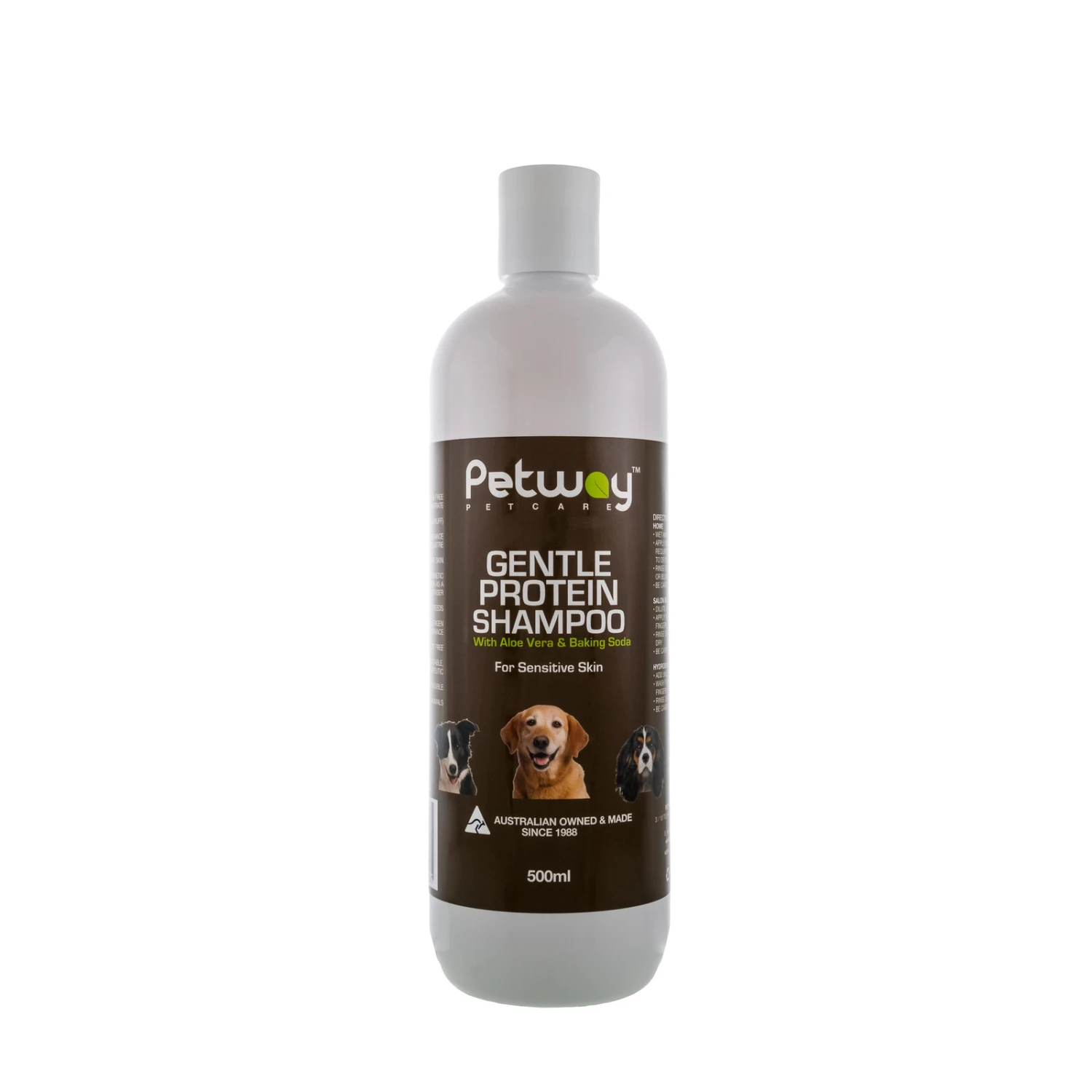 Petway Gentle Protein Shampoo With Aloe Vera & Baking Soda 500ml 3 Petway Gentle Protein Shampoo With Aloe Vera & Baking Soda 500ml