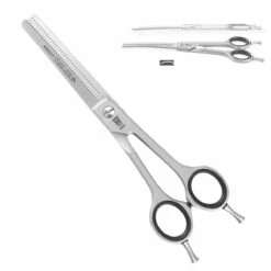Roseline Scissors 46 Teeth Curved Thinner 6.25"