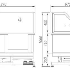 Shernbao Stainless Steel Electric Lifting Bath Tub (LEFT Sliding Door) -Wahl Shop S BTS131LE 6