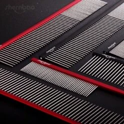 Shernbao Professional Pet Comb 18.7cm [Black] -Wahl Shop S GSC187 BK 4