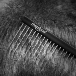 Shernbao Professional Pet Comb 24cm [Black] -Wahl Shop S GSC245 BK 4