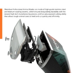 Shernbao Professional 5-in-1 Blade Clipper PGC721 -Wahl Shop S PGC721 3