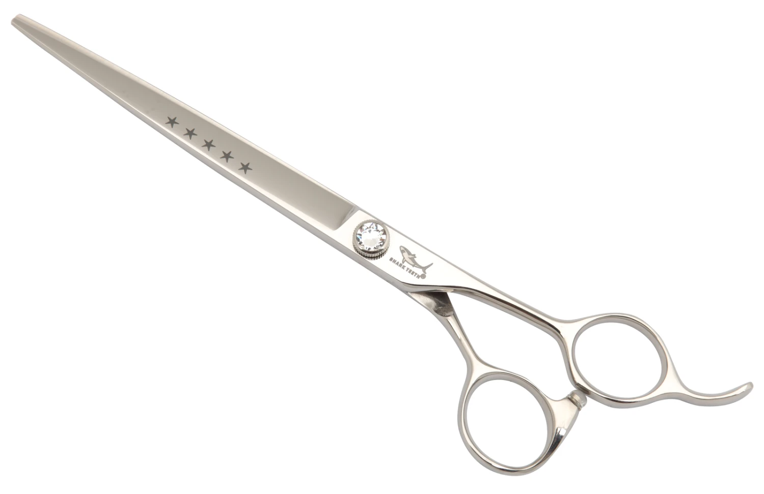 Shark Teeth 5 Star 7" Straight Scissors 3 Shark Teeth 5 Star 7" Straight Scissors