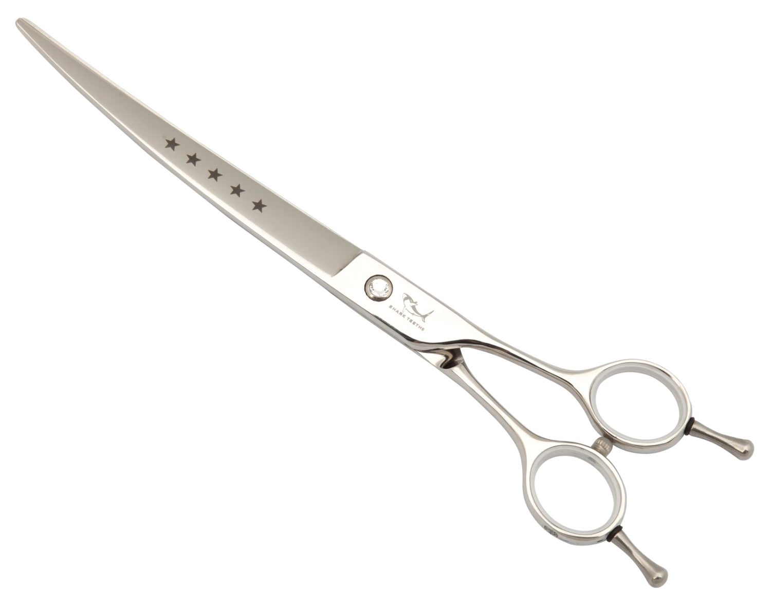 Shark Teeth 5 Star 7.5" Curved Scissors 3 Shark Teeth 5 Star 7.5" Curved Scissors