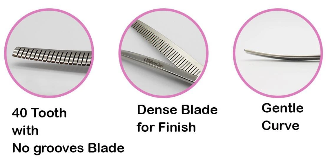 Silver Line Shear Buff Curved Thinner Blender 7" 4 Silver Line Shear Buff Curved Thinner Blender 7" - Image 2