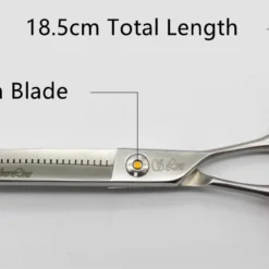 Silver Line Shear Buff Curved Thinner Blender 7" 11 Silver Line Shear Buff Curved Thinner Blender 7" -Wahl Shop SL QYL7040 4