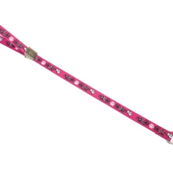 Show Tech Grooming Noose Pawprint Pink 55cm X 1.5cm