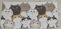 Bathing Mat 120cm X 60cm - Lovely Cat