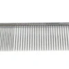 KissGrooming Ultra Premium Brass Comb In Chrome 22cm
