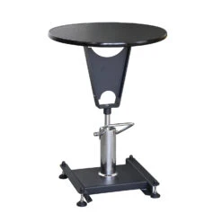 Aeolus Cost Effective Round Hydraulic Table With Single Grooming Arm