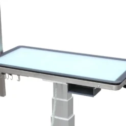 Aeolus LED Lighting Pedestal Lifting Table With Under Table Wheels -Wahl Shop T FT893 3