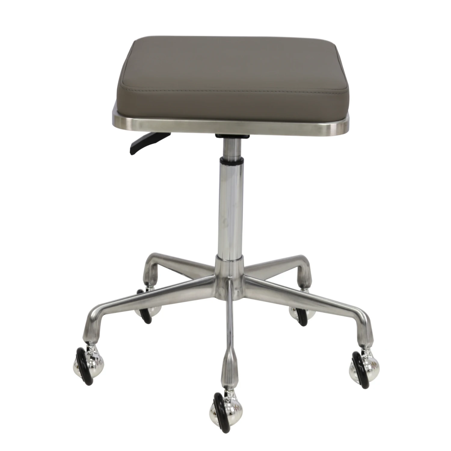 Groomer's Modern Groomer Stool With Square Cushion (Grey) 3 Groomer's Modern Groomer Stool With Square Cushion (Grey)