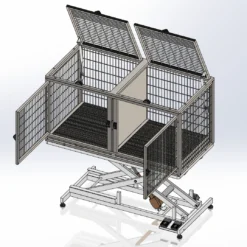 Customised Koala Cage With Lifting Base (with Or Without Divider)