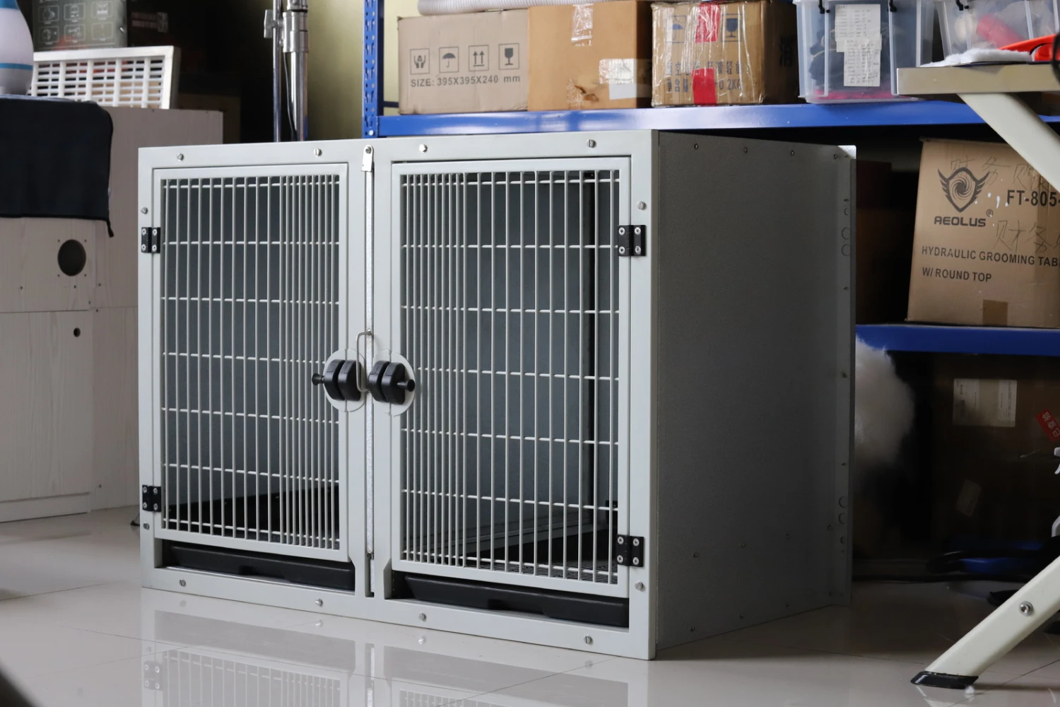 Aeolus KA505T Powder Coated Galvalume Modular Cage - Large 5 Aeolus KA505T Powder Coated Galvalume Modular Cage - Large - Image 3