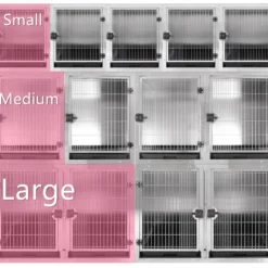Aeolus KA505T Stainless Steel Modular Cage - Small 12 Aeolus KA505T Stainless Steel Modular Cage - Small -Wahl Shop T KA505TS 201 2