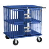 Aeolus 4-Berth Show Trolley With 6" Rubber Wheels - Large [Blue] -Wahl Shop T KB511NAF BU Kit6W