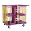 Aeolus 4-Berth Show Trolley With 4" Nylon Wheels - Large [Gold And Purple] -Wahl Shop T KB511NAF GP Kit