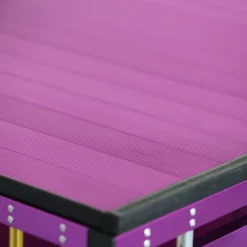 Aeolus 4-Berth Show Trolley With 6" Rubber Wheels - Large [Gold And Purple] -Wahl Shop T KB511NAF GP Kit6W 3