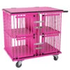 Aeolus 4-Berth Show Trolley With 4" Nylon Wheels - Large [Pink] -Wahl Shop T KB511NAF PK Kit