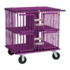 Aeolus 4-Berth Show Trolley With 6" Rubber Wheels - Large [Purple] -Wahl Shop T KB511NAF PP Kit6W