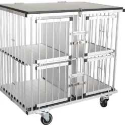 Aeolus 4-Berth Show Trolley With 4" Nylon Wheels - Large [Silver]