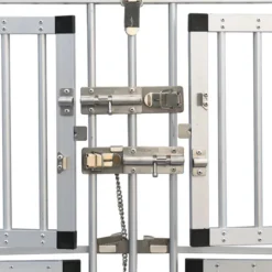 Aeolus 4-Berth Show Trolley With 6" Rubber Wheels - Large [Silver] -Wahl Shop T KB511NAF SL Kit6W 4