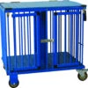 Aeolus 2-Berth Show Trolley With 4" Nylon Wheels - Large [Blue] -Wahl Shop T KB511NAT BU Kit