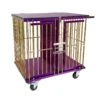 Aeolus 2-Berth Show Trolley With 4" Nylon Wheels [Gold And Purple] -Wahl Shop T KB511NAT GP Kit