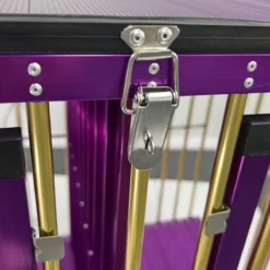 Aeolus 2-Berth Show Trolley With 4" Nylon Wheels [Gold And Purple] -Wahl Shop T KB511NAT GP Kit 4