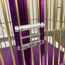 Aeolus 2-Berth Show Trolley With 6" Rubber Wheels [Gold And Purple] -Wahl Shop T KB511NAT GP Kit6W 3