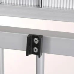 Aeolus 2-Berth Show Trolley With 6" Rubber Wheels - Large [Silver] -Wahl Shop T KB511NAT SL Kit6W 3