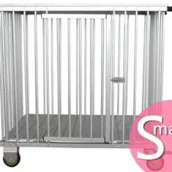 Aeolus 1-Berth Show Trolley With 6" Rubber Wheels - Small [Pink]